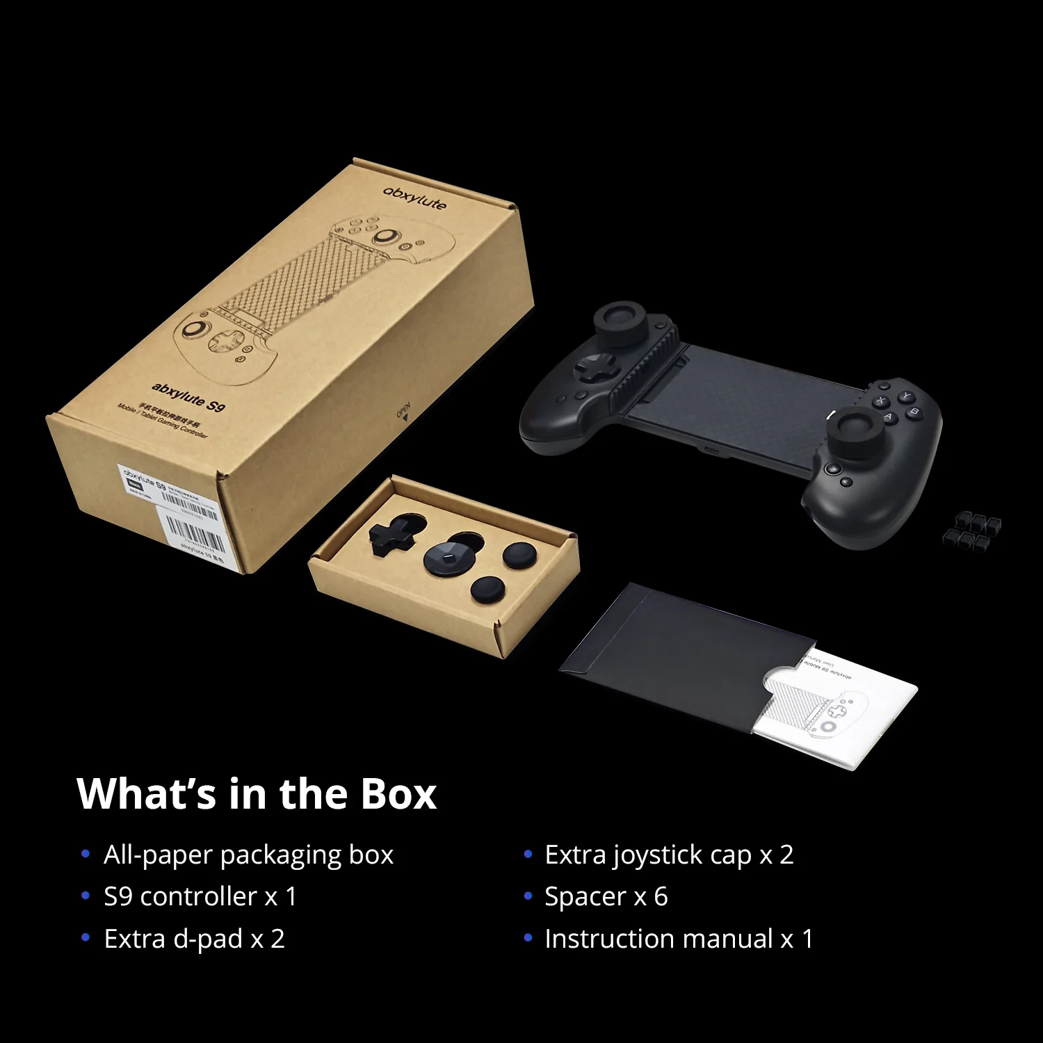 abxylute S9 Type-C Mobile Gaming Controller [Black] - Image 7